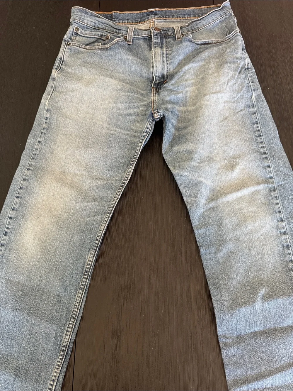 Levi’s 505 Regular Fit Jeans Men’s 34x30 Light Wash Straight Leg Denim Cotton